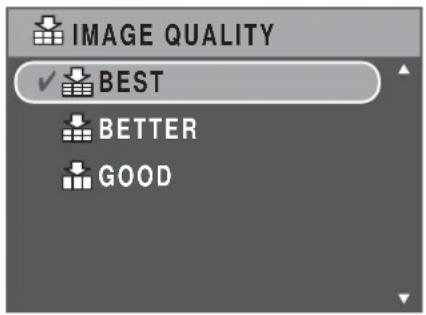 IMAGE QUALITY ✓ BEST BETTER GOOD
