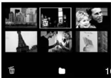 SANYO VPC-T700 - Erasing selected images - 2