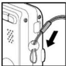 SANYO VPC-T700 - Attaching the Camera Strap - 1
