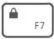 HUAWEI MateBook E Go - Functions of shortcut keys - 5