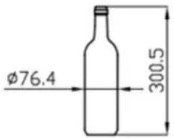 Ø76.4 300.5