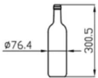 Ø76.4 300.5