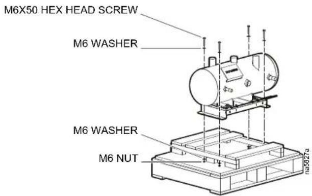M6X50 HEX HEAD SCREW M6 WASHER M6 WASHER M6 NUT