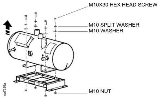 M10X30 HEX HEAD SCREW M10 SPLIT WASHER M10 WASHER M10 NUT no7530a