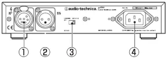 Audio-Technica AT4060 - ③ グランドリフトスイッチ - 1