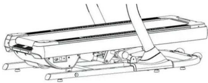 TAURUS Incline Treadmill IT10.5 PRO - Step 4: Alignment of the feet - 1