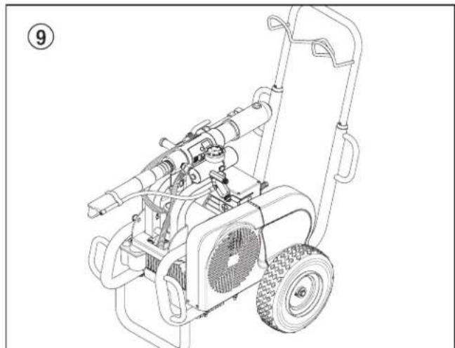 WAGNER HeavyCoat 950 E - Posição de transporte (fig. 9) - 1