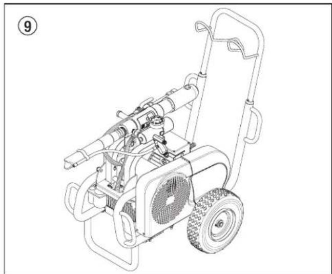 WAGNER HeavyCoat 950 E - Ändra materialmatningspumpens läge - 3