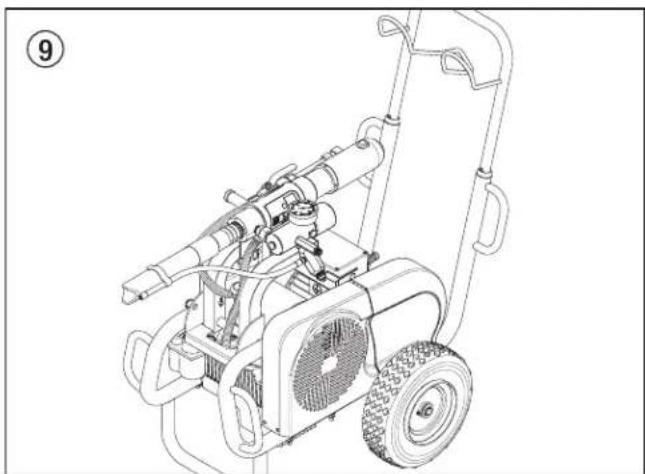 WAGNER HeavyCoat 950 E - Posición de transporte (Fig. 9) - 1