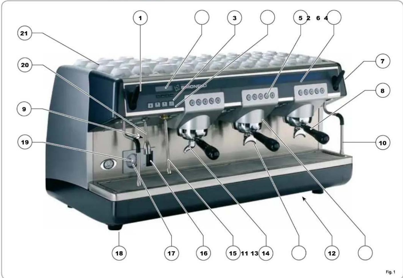 NUOVA SIMONELLI Aurelia l Digital - REGOLAZIONI DEL - 1