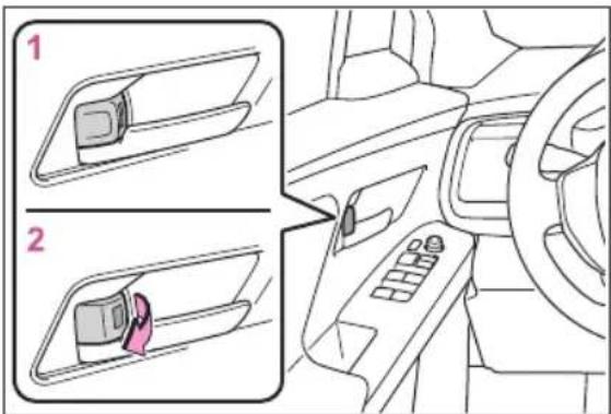 Diagram showing car seatbelt adjustment steps with numbered instructions for cleaning and adjusting the seatbelt.