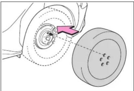 SUBARU Solterra Touring (2023) - Installing the tire - 2