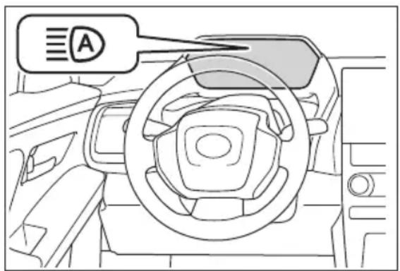 SUBARU Solterra Touring (2023) - Turn the headlight switch to - 1