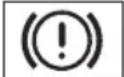 SUBARU Solterra Touring (2023) - ■Brake system warning light - 1