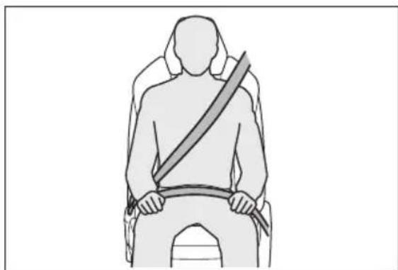 SUBARU Solterra Touring (2023) - Correct use of the seat belts - 1