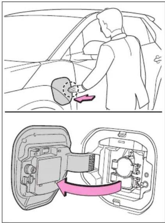 Diagram illustrating car door repair process with labeled components and directional arrows indicating movement