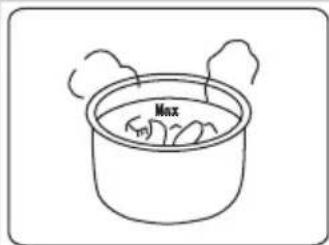 MIDEA MY-CS6037P - When the cooker is working, please do not touch the lid - 2