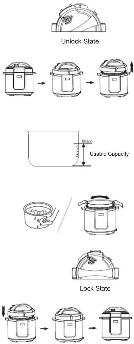 MIDEA MY-CS6037P - Put the exhaust valve well - 1