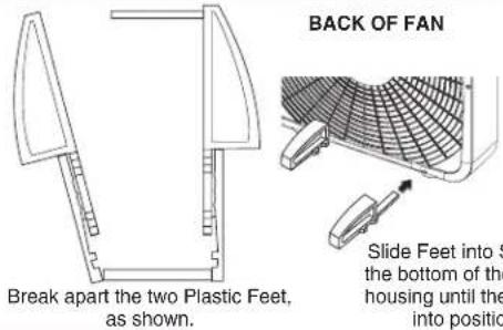 Lasko 3723 - DO NOT OPERATE WITH FEET MISSING. - 1