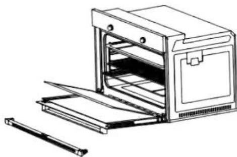 Tisira TOC969E - Cleaning Oven Glass - 3