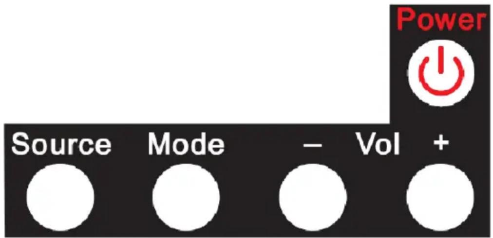Power Power Source Mode - Vol +
