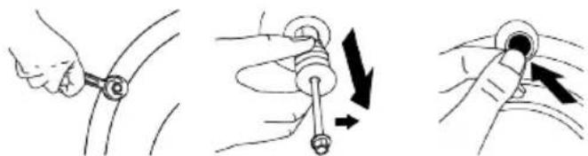 GRUNDIG GW5P4724W - Removing Transportation Safety Bolts - 1