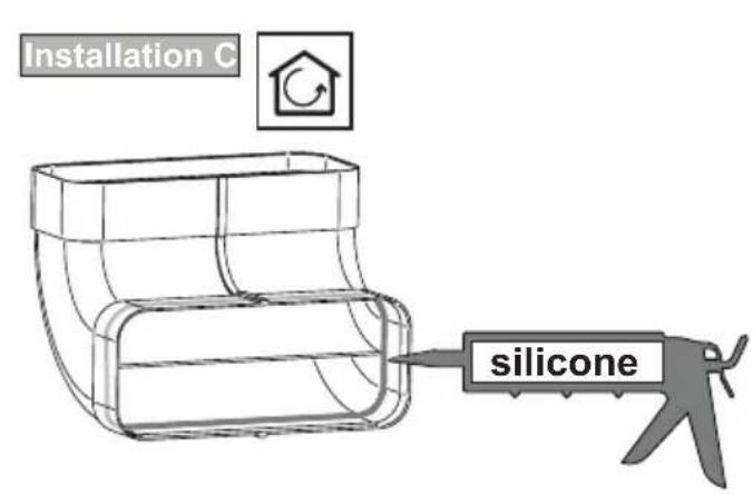 Installation C silicone