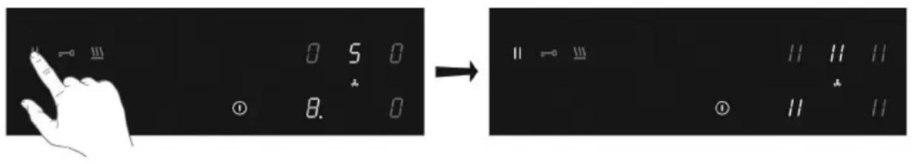 Diagram illustrating the transformation of a hand's finger to a numeric keypad with decimal places and bit positions.