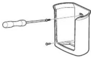 LG S09LHU - Installering af holder til fjernbetje- ningen - 1