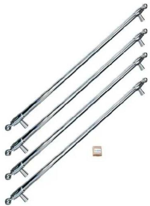 BERTAZZONI HK36HERFDX - Handle Kit 90 cm French Door Refrigerator - Heritage Series - 1