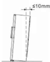 Scandomestic SFS 352 W - Leveling of appliance - 1