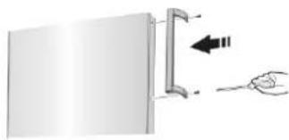 Scandomestic SFS 352 W - Installing the door handles - 2