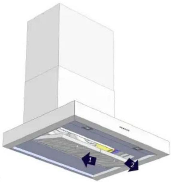 Fulgor Milano FTHD 900 TC BK X - Replace the led bar - 1