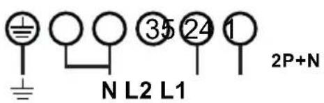 ± N L2 L1 ③5 ②4 1 2P+N