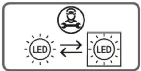 VESTFROST VCF 21186 NoFrost - Replacing LED Lighting - 1