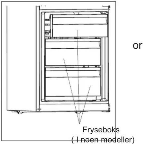 or Fryseboks (I noen modeller)