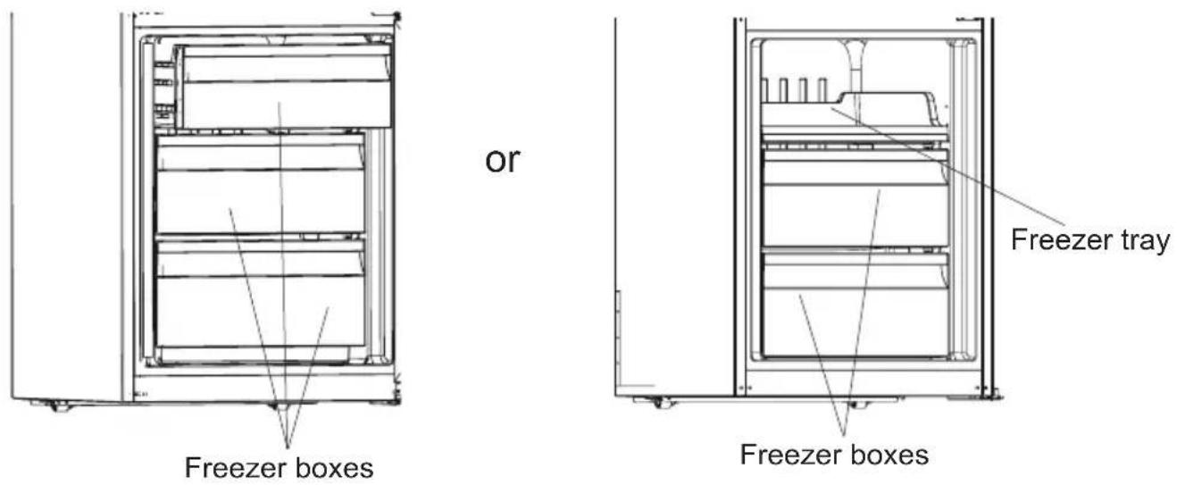 VESTFROST VCF 10186 - L - Removing The freezer box; - 1