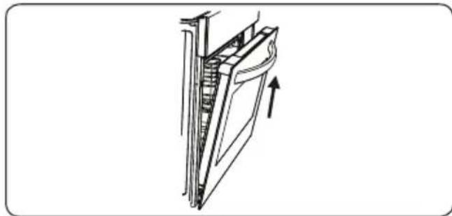 VESTFROST VBO 1445 PN Steam Assist - Removal of the Oven Door - 3