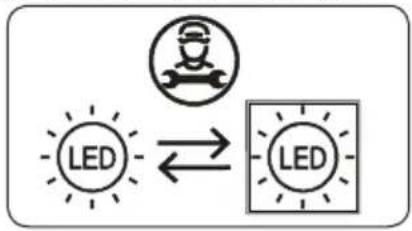 VESTFROST VF 21186 X NoFrost - Udskiftning af LED-lys - 2