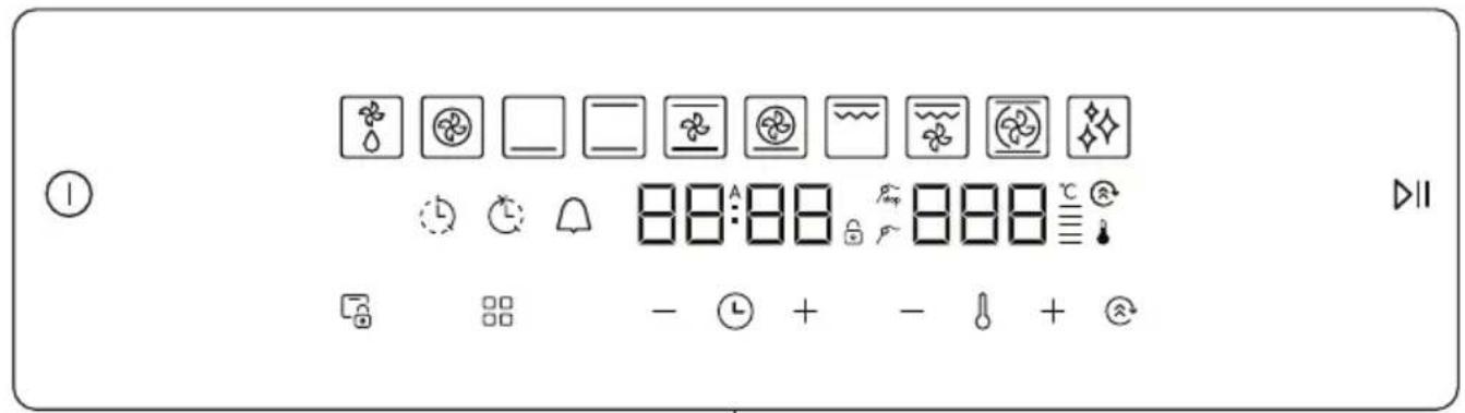 VESTFROST VBO 2460 PN Pyro - ANVÄNDNING AV FULL TOUCH KONTROLL-TIMER - 1