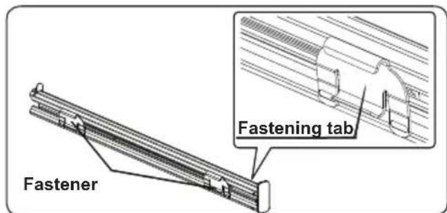 Fastener Fastening tab