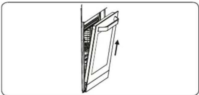 VESTFROST VBO 2460 PN Pyro - Removal of the Oven Door - 3