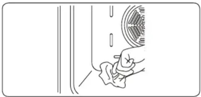 VESTFROST VBO 2460 PN Pyro - Cleaning the Inside of the Oven - 1