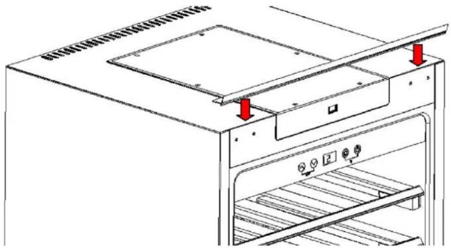 CASO WineDeluxe E29 - Mount the cover profile - 1