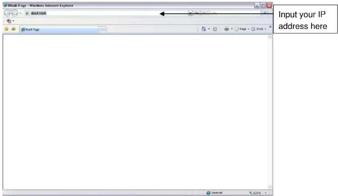 Input your IP address here