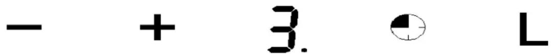 - + 3. ⏻ L
