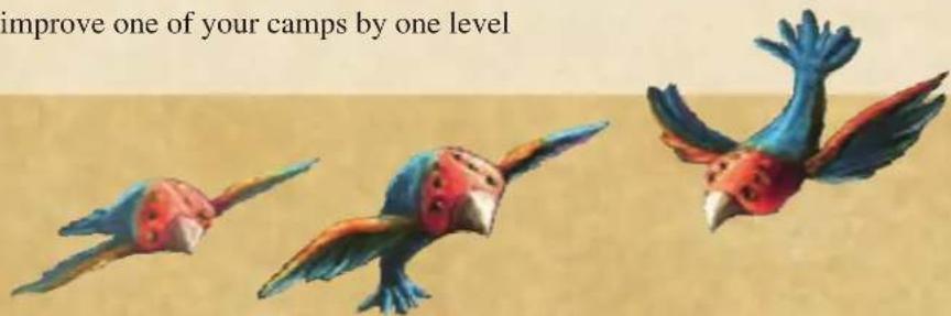 improve one of your camps by one level