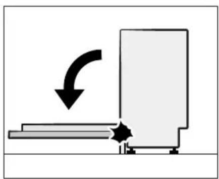 Diagram showing a mechanical or electrical component with an arrow indicating rotational motion (no text or symbols present).