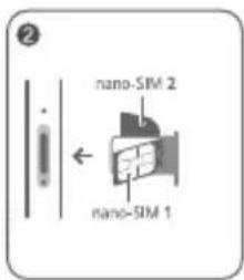 nano-SIM 2 nano-SIM 1