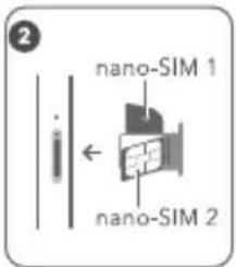 nano-SIM 1 nano-SIM 2